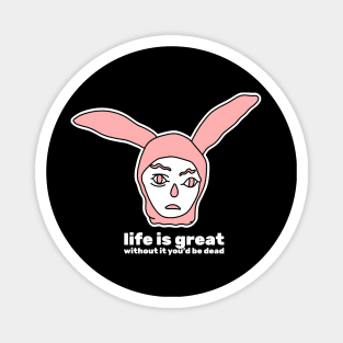 Gummo Pink Bunny Boy T-Shirt Magnet